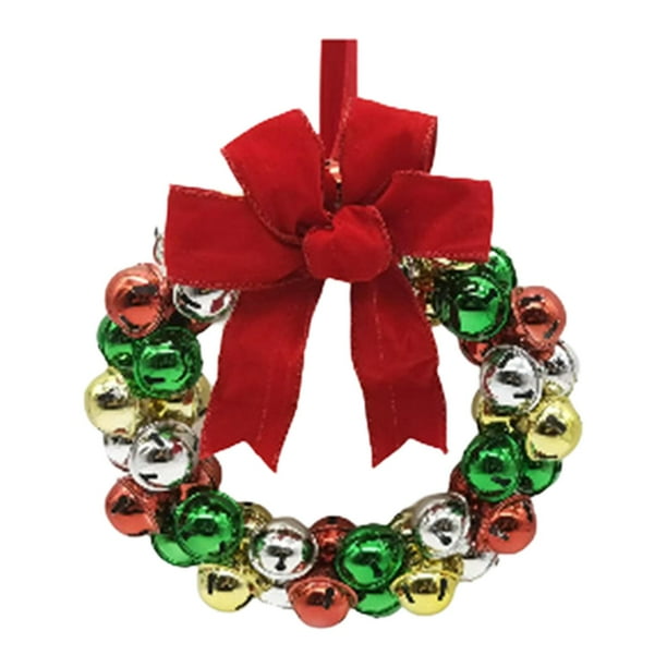 Corona de campana de Navidad, corona de Navidad, colgante, decoración colgante, decoración navideña para Estilo G