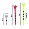 thumbnail image 3 of LJNYFDC Four-corner Support Tee Adjustable Golf Tee Striped Height Plastic Golf Ball Holder Golf Training Aid Kit Golf Accessories, 3 of 7