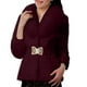 thumbnail image 2 of Abrigo sintético para mujer, elegante, grueso, cálido, de moda, chaqueta larga falsa, abrigo para mujer, 2 of 3