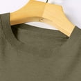 thumbnail image 6 of TEAJOPSUU Women's Sweater Soft Knit Base Layer Shirt Tops Crewneck Long Sleeve Sweater Fall Dressy Casual Pullover Tops F-Olive Green, 6 of 6