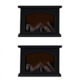 thumbnail image 1 of 2X Lanterne de Cheminée Électrique Effet Bûche à Flamme LED Lanterne Rectangulaire pour Foyer, 1 of 9