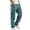 Blue, variant on TOMVIGX Mens Hiking Cargo Pants Drawstring Straight Leg Elastic Waist Baggy Trousers Athletic Work Pants Casual Sweatpants