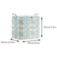 thumbnail image 2 of Home Storage And Organization Oversized Clothes Quilts Storage Bag Wardrobe Sorting Storage Box Portable Storage Bag Zipper Cup Storage Bag Light Blue 18L, 2 of 2