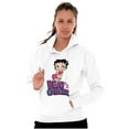 thumbnail image 3 of Betty Boop Beat Breast Cancer Ribbon Women Plus Size Hoodie Brisco Brands 2X, 3 of 4