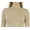 Desert Cotton, variant on ToBeInStyle Women's Soft Cotton Long Sleeve Turtleneck Sweatshirt - New Camel - 2X