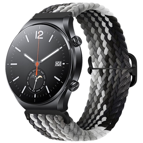 Adecuado para la correa de reloj Xiaomi S1/S2 Correa elástica trenzada de nailon ajustable