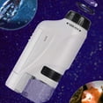 thumbnail image 3 of Baohd ABS Kids Microscope Handheld 60x-120x Enlightening Replacement Battery Powered Microscopes Plaything Birthday Gift White, 3 of 9