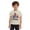 Beige, variant on Funny T Rex Dinosaur Graphic Tee Kids 4th of July Patriotic Short Sleeve T Shirt