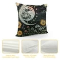 thumbnail image 4 of PRATYUS Sun and Moon Throw Pillow Covers Soft Boho Exotic Galaxy Pillow Cases Cushion Covers for Living Room Bedroom Bohemian Botanical Decorative Throw Pillowcases for Sofa Couch Chair 18x18in, 4 of 5