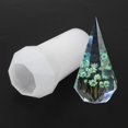 thumbnail image 2 of 2 moldes de resina de cono de anillo facetado de silicona, moldes de soporte de anillo en forma de diamante para fundición de resina, moldes de silicona de pirámide de cono de anillo para re, 2 of 4
