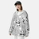 thumbnail image 3 of Balery Pandas Sudadera ligera de manga larga con capucha y protección solar UPF 50+ para hombre y mujer, ideal para pesca y running-Large, 3 of 7