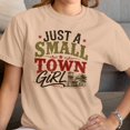 thumbnail image 3 of Smartprints Country Rustic - Small Town Girl Women's T-Shirt Natural, Cotton, S, 3 of 4
