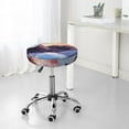 thumbnail image 5 of Kdxio Colorful Cloud Sleeping Cat Print Stool Covers Round,Stretch Round Bar Stool Covers Washable Bar Stool Cushion Slipcover for 12-15 Inch Chair, 5 of 5