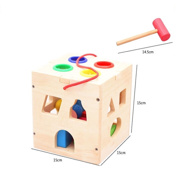 Bloque de construcción de madera BuyWeek juguete de bloques de construcción