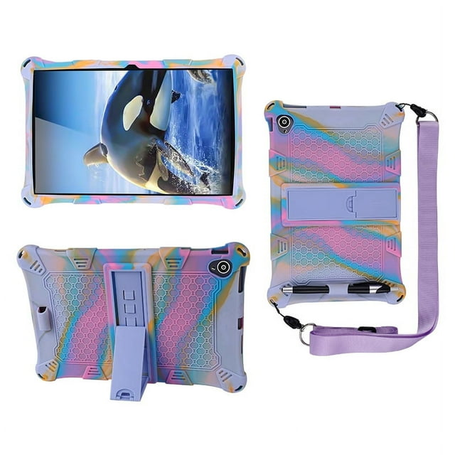 Silicon Case Cover For Teclast T40 T40s M40 Pro Plus Air M40SE Tablet Protective Case For Teclast T50 P30 P30S P30HD Funda Coque Colorful Purple-SP Teclast T40