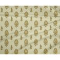 thumbnail image 4 of oneOone Polyester Lycra Fabric Leaves & Floral Block Printed Fabric 1 Yard 56 Inch Wide, 4 of 4