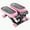 Pink+Black, variant on Steppers for Exercise at Home,Stair Stepper with LCD Monitor,Office Exercise 330lbs Capacity Mini Stepper with Resistance Bands,Black+Blue