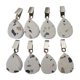 thumbnail image 1 of 8x Pesas para Manteles, Cortinas, Banderas de Jardín, Camping, con Clips de Acero Inoxidable Multi 6 cm, 1 of 9