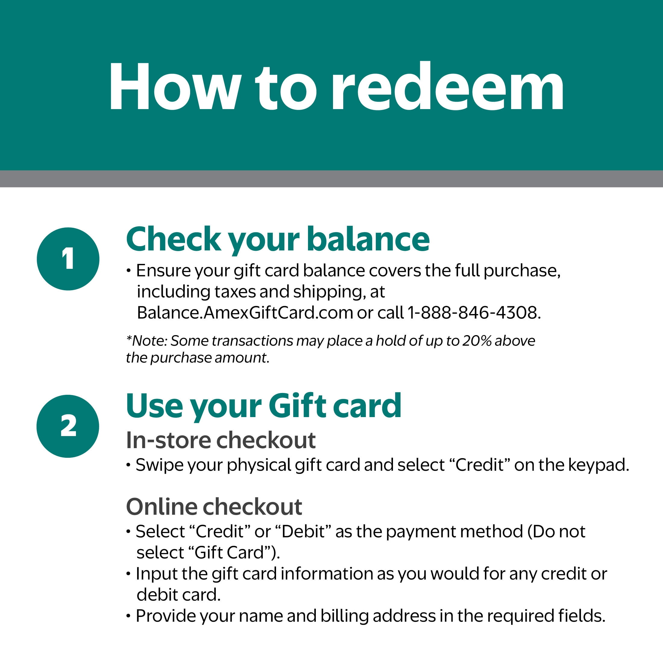 American Express® $50 Silver Gift Card (Plus $4.84 purchase fee)