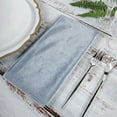 thumbnail image 6 of Balsa Circle 50 Pieces 20" x 20" Dusty Blue Premium Velvet Napkins Home, 6 of 8
