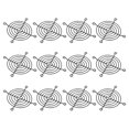 thumbnail image 1 of Unique Bargains 80mm Fan Finger Grill Metal Grill Protector Guard Fan Protective Cover 12 Pack, 1 of 6
