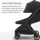 thumbnail image 4 of Carriola de Viaje UPPAbaby Minu V3 Jake Carbón Compacta Ligera y Plegable, 4 of 6