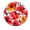 FFclock061, variant on ZXCXRQFa Floral Spring Summer Wildflower Ladybugs Wood Wall Clock Silent Non-Ticking Kitchen Desk Clock Battery Operated Analog Decorative Round Clocks 10 in Garden Home Decor