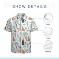 thumbnail image 7 of High Quality Hawaiian Shirts for Men Short Sleeve Aloha Beach Shirt Floral Summer Casual Button Down Shirts Blouses OBSZ4G, 7 of 7