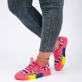 thumbnail image 4 of YOUYEDIAN Orthopedic Casual Shoes for Women Arch Support Slip on Non Slip Sneakers Wide Width Knitted Mesh Stretch Work Shoes Soft 2026 Foam Shoes (Hot Pink), 4 of 4