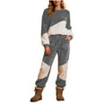 thumbnail image 2 of Censtreet Lounge Sets for Women Two Piece Sweaters Pajama Set Fall Fashion 2025 Loungewear Outfits Matching Winter Clothes, 2 of 5