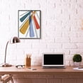 thumbnail image 3 of Stupell Industries Abstract Color Rays Yellow Blue Red Design Framed Wall Art by Daphne Polselli, 3 of 7