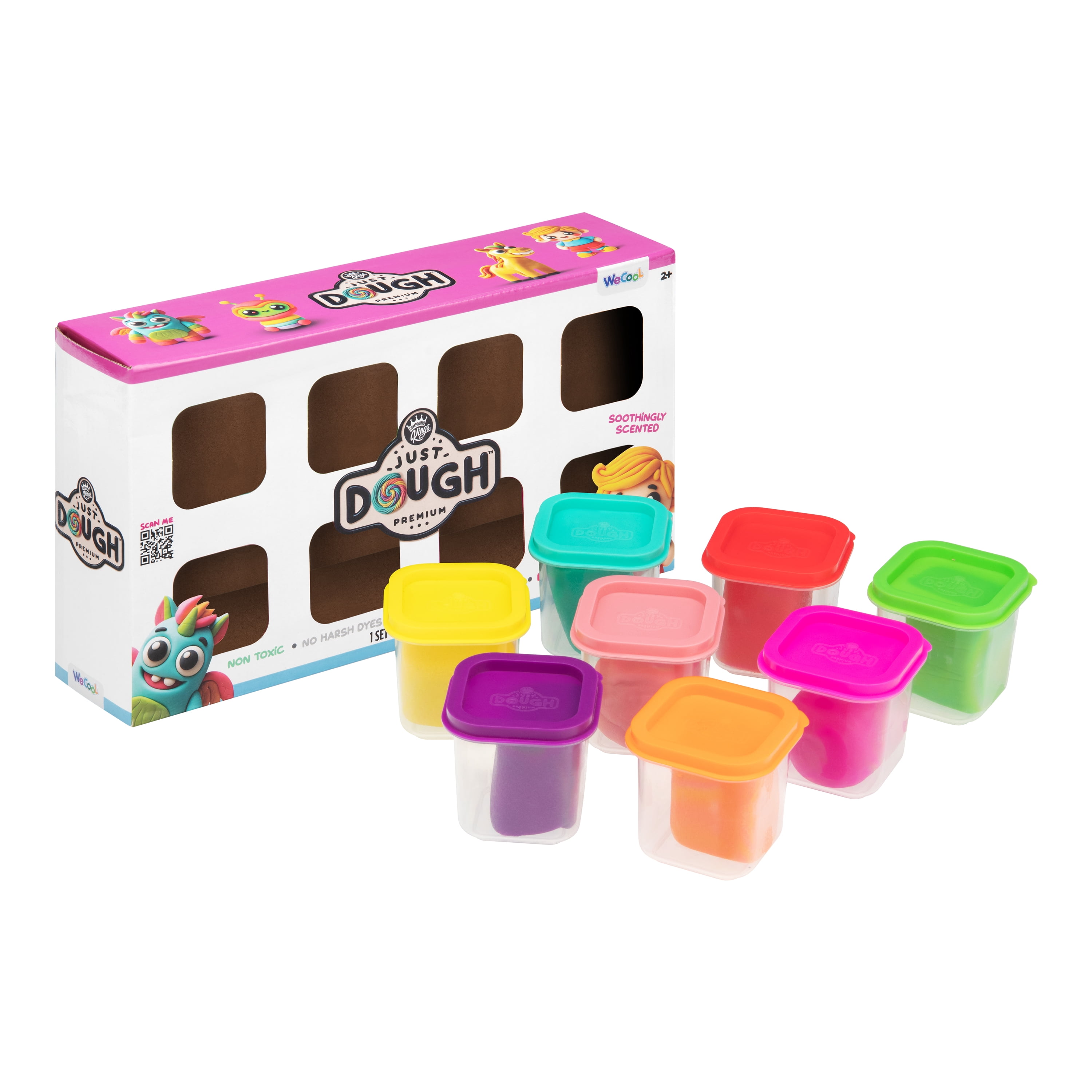 Compound Kings, Scented Modeling Dough Slime, 8 Pack Multicolor Dough, Children Ages 3 and Up