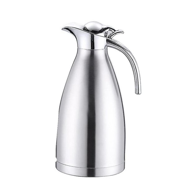 Olla de aislamiento de acero inoxidable de estilo europeo, olla de vacío para el hogar, agua fría y fría, Cof de doble capa