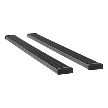 LUVERNE 415125-401338 Grip Step Black Aluminum 125-In Wheel to Wheel Running Boards, Select Ram 3500 Fits select: 2023 RAM 3500 TRADESMAN