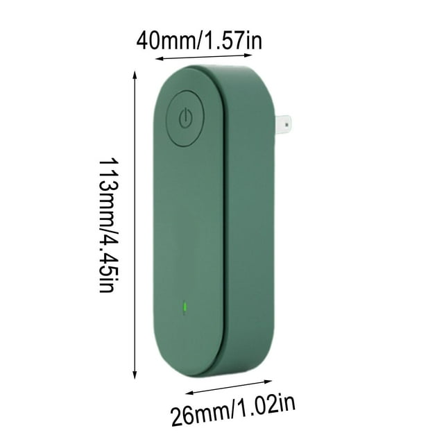 Qiweii Us Standard Air Purifier,Compact Home Office Air Cleaner,Portable Air Freshening Device