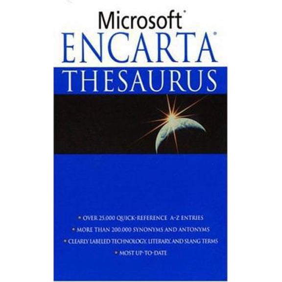 Pre-Owned Microsoft Encarta Thesaurus (Unknown) 0312983638 9780312983635