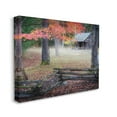 thumbnail image 5 of Stupell Log Cabin Woody Autumn Foliage Landscape Photography Gallery Wrapped Canvas Print Wall Art, 5 of 5