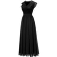 thumbnail image 3 of Vestido de fiesta largo maxi para mujer, elegante vestido de noche para boda, vestido de cóctel de encaje, 3 of 5