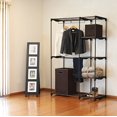 thumbnail image 3 of SimpleHouseware Freestanding Clothes Garment Organizer Closet, Bronze, 3 of 4