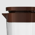thumbnail image 4 of Portable Iced Cold Brew Pot with Filter Coffee Maker Ice Juice Tea Milk Lemonade Brown, 4 of 8