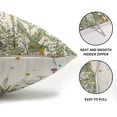 thumbnail image 4 of Spring Floral Lumbar Pillow Covers 12x20 Inch Set of 2 Sage Green Herbs Yellow Flowers Botanical Decorative Throw Pillows Summer Leaves Pillow Cases Farmhouse Home Decor for Sofa Couch Outdoor, 4 of 6