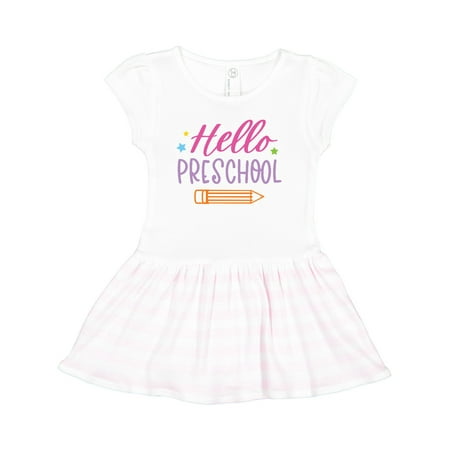 

Inktastic Back to School Hello Preschool Gift Toddler Girl Dress