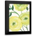 thumbnail image 1 of Lee, Judson 15x18 Black Modern Framed Museum Art Print Titled - Yellow Emerald Florals, 1 of 5
