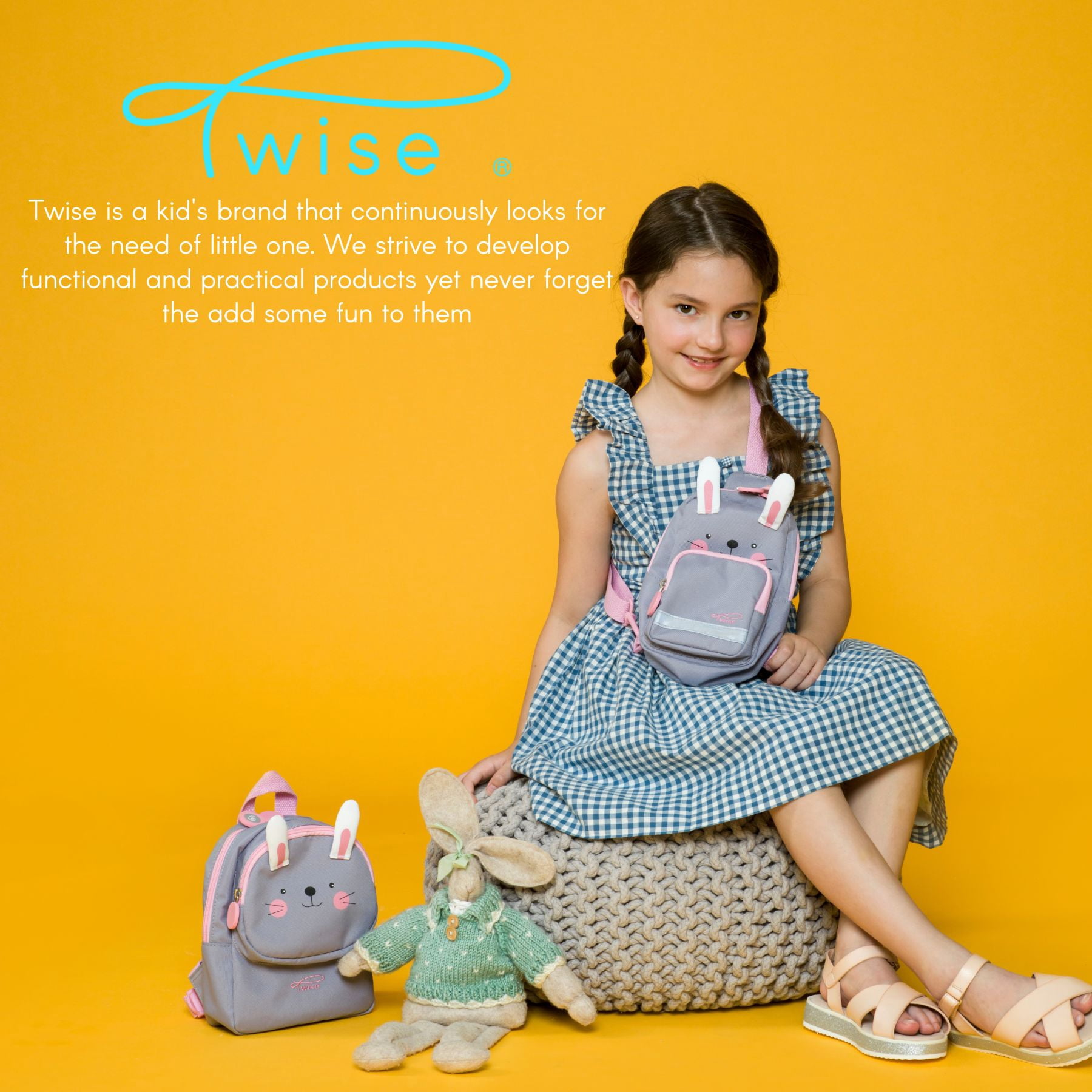 Twise Tots Kids and Toddlers 8" Sling bag, Unicorn