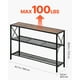 thumbnail image 3 of VEVOR Mesa de consola estrecha para sofá , mesa de sofá de 41,7 pulgadas, mesa de entrada larga de 3 niveles y mesa de pasillo estrecha, mesa de sofá estrecha con marco de metal, para entrada, 3 of 9