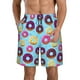thumbnail image 1 of Fotbe Donuts Trajes de Baño Estampados para Hombre, Shorts de Verano de Secado Rápido, Ropa de Playa, Bañadores-Medium, 1 of 6