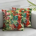 thumbnail image 3 of Ollo0ord Merry Christmas Throw Pillow Covers Decorative Throw Pillow Case Modern Cushion Cover Square Pillowcase for Sofa Couch Bedroom Living Room Car White, 3 of 7