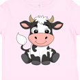 thumbnail image 4 of Inktastic Cute Black and White Holstein Cow Boys or Girls Toddler T-Shirt, 4 of 5