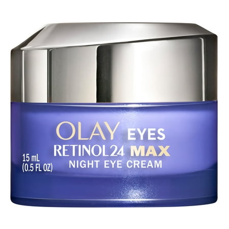 Olay Retinol 24 MAX Night Eye Cream, 0.5 oz (Best Over The Counter Eye Cream For Fine Lines)