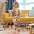 thumbnail image 5 of BZSMCE Unisex Pajama Set Snug-Fit Cotton Sleepwear Regal Lion in Paradise Printed, 5 of 7
